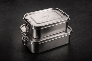 Lunchbox Set 800ml + 1200ml mit Trennwand