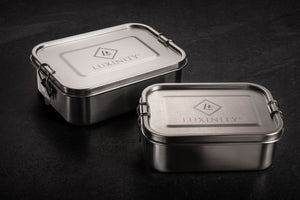 Lunchbox Set 800ml + 1200ml mit Trennwand