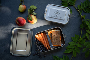 Lunchbox Set 800ml + 1200ml mit Trennwand