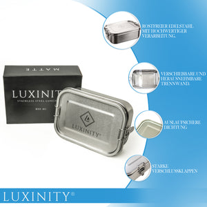 Lunchbox Set 800ml + 1200ml mit Trennwand